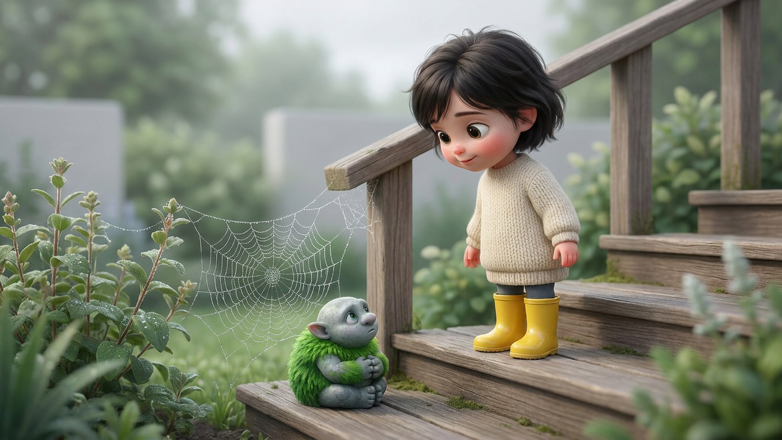 Fanny and the Moss-Coat Visitor