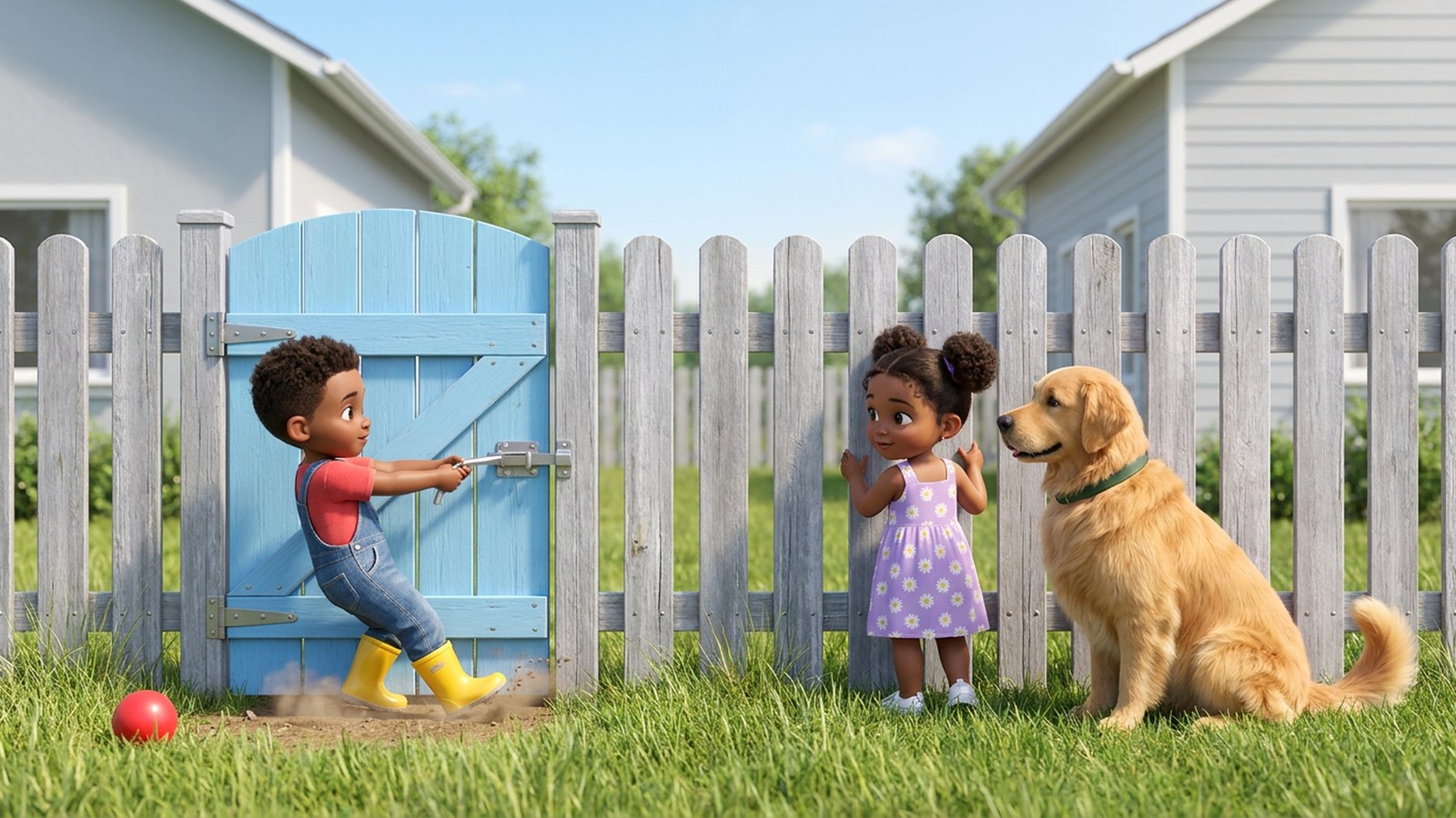 Malik and the Case of the Blue Fence Gate