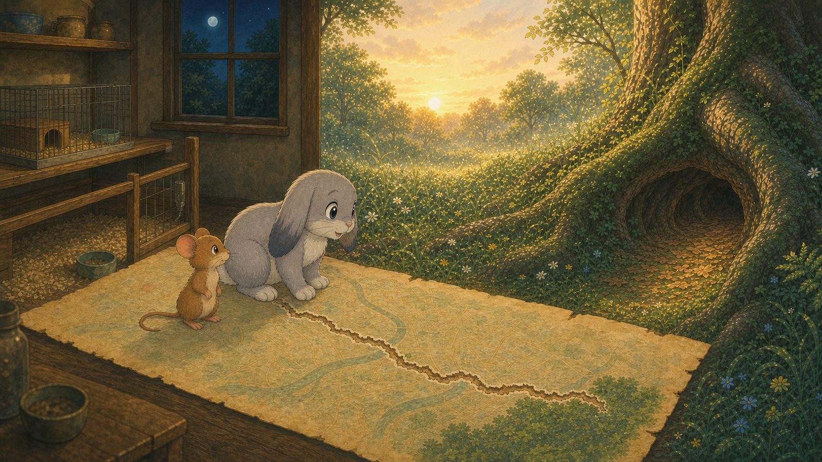The Mouse Who Chewed a Map to the Forest